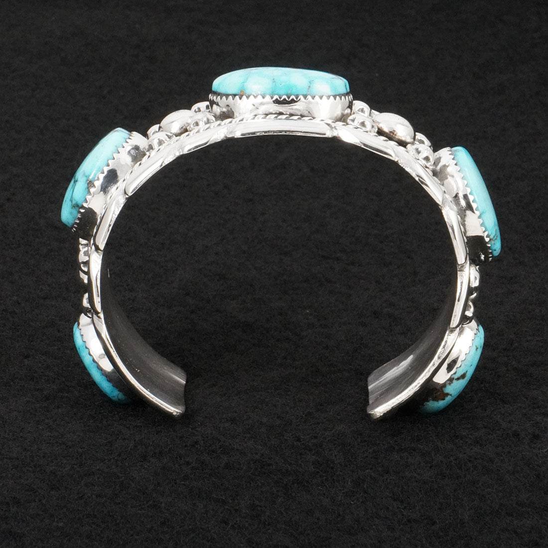 Griffin Tsabetsaye Jr. Turquoise & Sterling Silver Bracelet