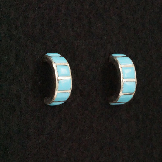 Glennetta Luna Turquoise & Sterling Silver Earrings