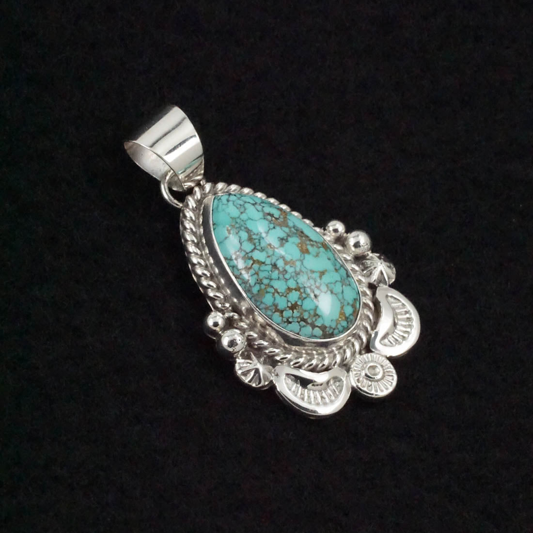 Ella Linkin Turquoise & Sterling Silver Pendant