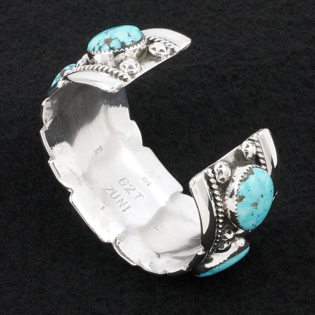 Griffin Tsabetsaye Jr. Turquoise & Sterling Silver Bracelet