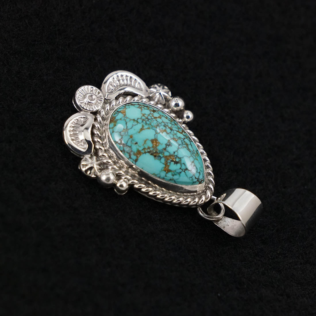 Ella Linkin Turquoise & Sterling Silver Pendant