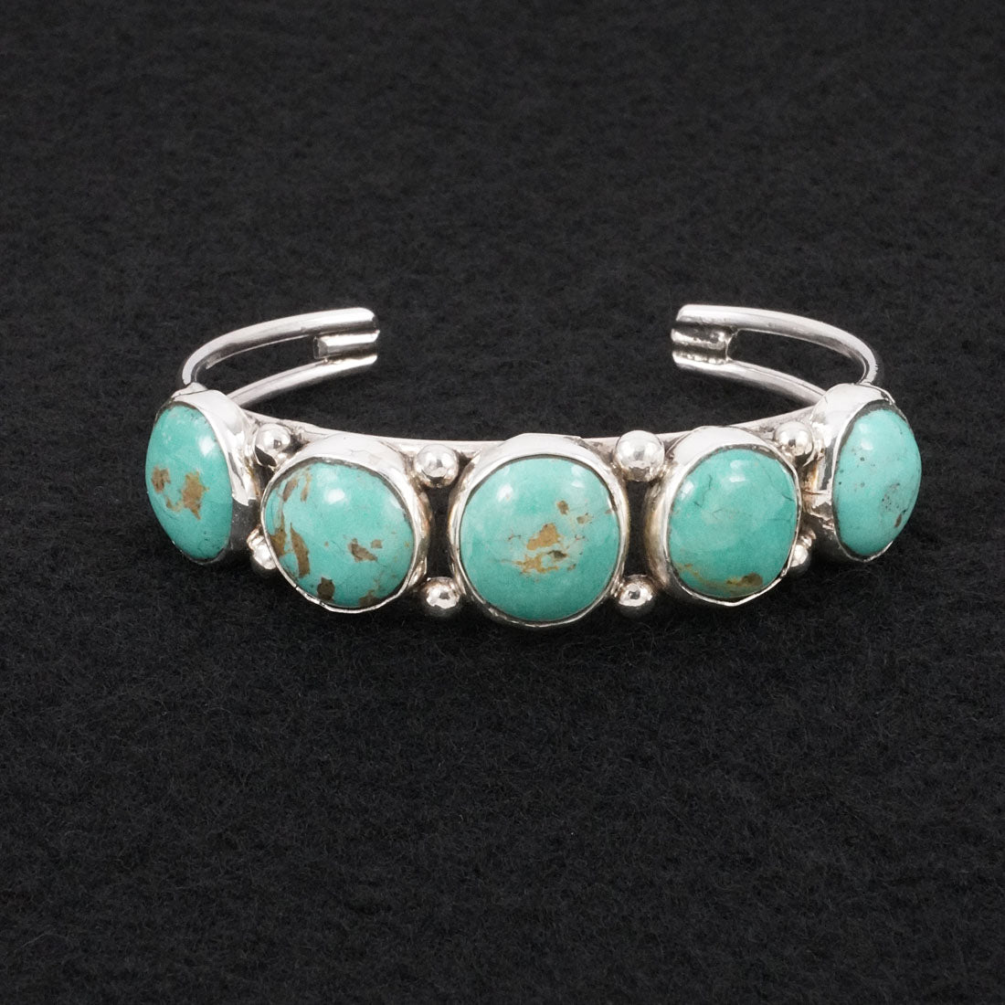 Priscilla Reeder Turquoise & Sterling Silver Bracelet