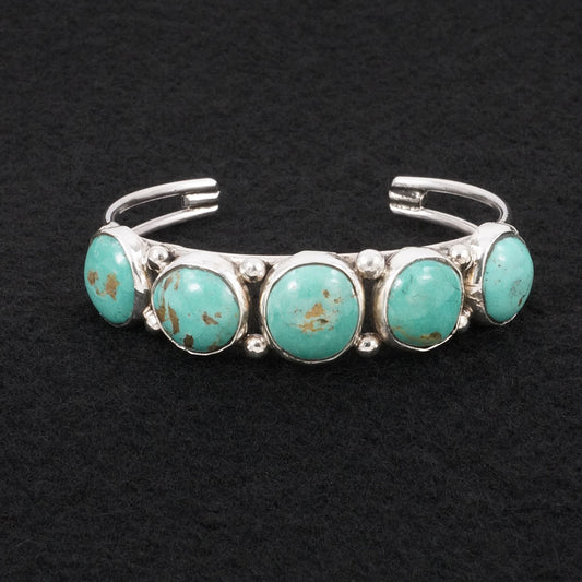 Priscilla Reeder Turquoise & Sterling Silver Bracelet