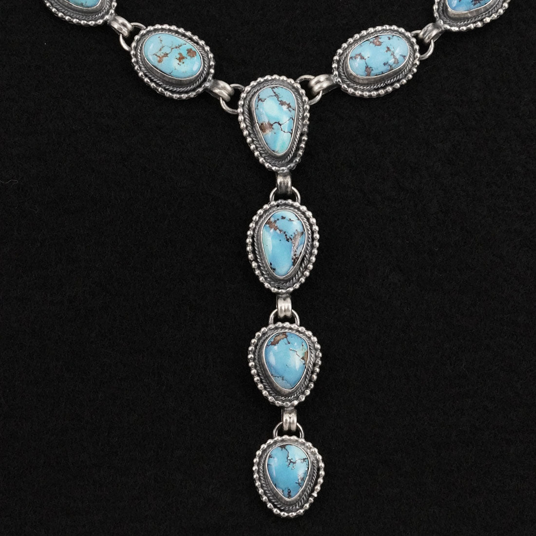 Darrin Livingston Turquoise & Sterling Silver Necklace Set