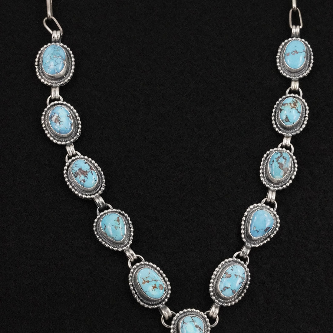 Darrin Livingston Turquoise & Sterling Silver Necklace Set
