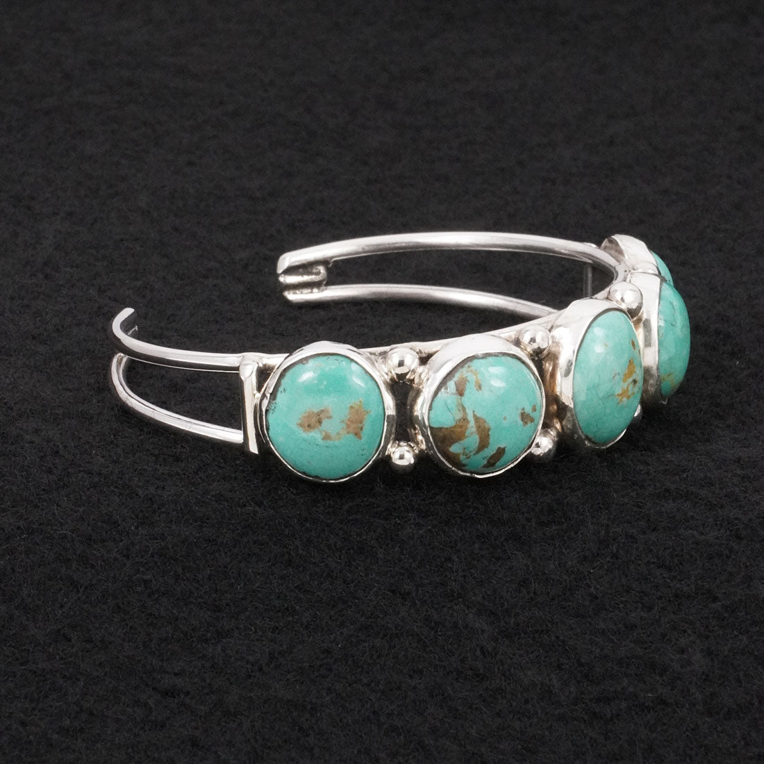 Priscilla Reeder Turquoise & Sterling Silver Bracelet