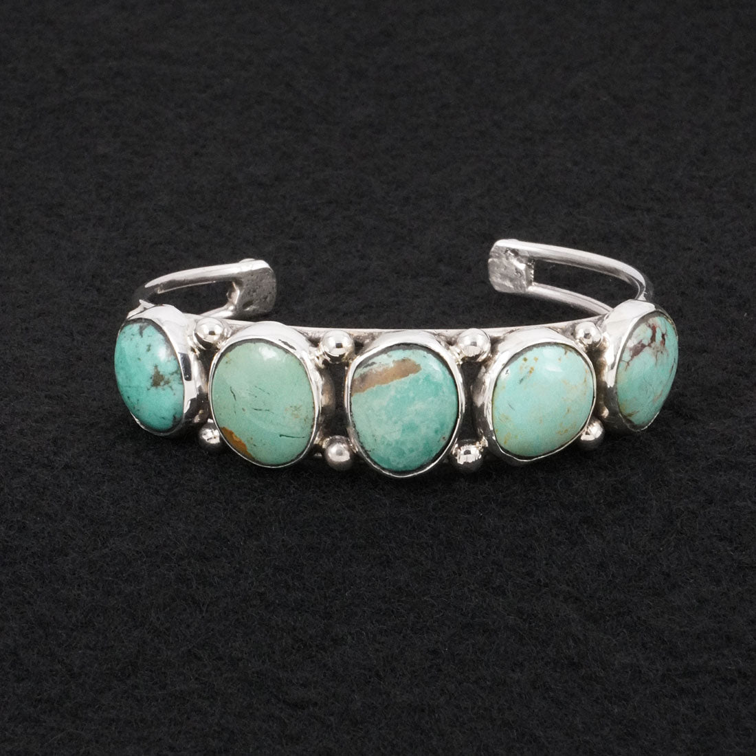 Priscilla Reeder Turquoise & Sterling Silver Bracelet