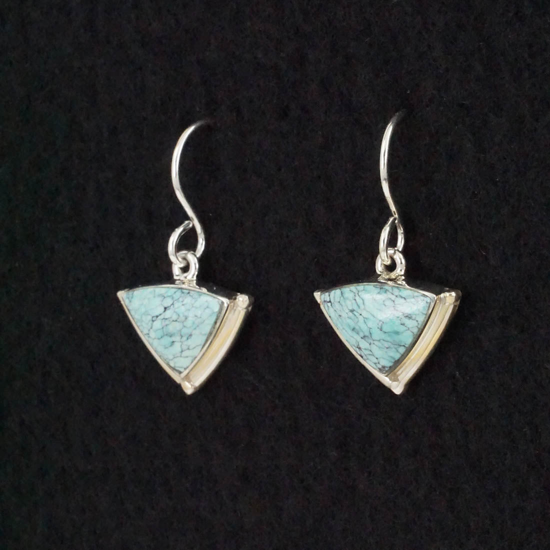 Cathy Webster Turquoise & Sterling Silver Earrings