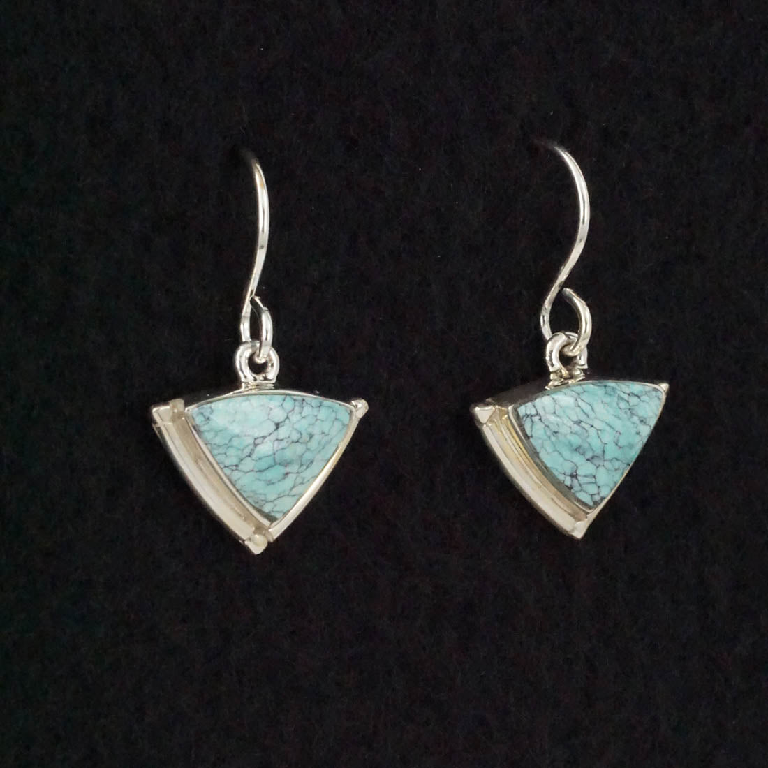 Cathy Webster Turquoise & Sterling Silver Earrings