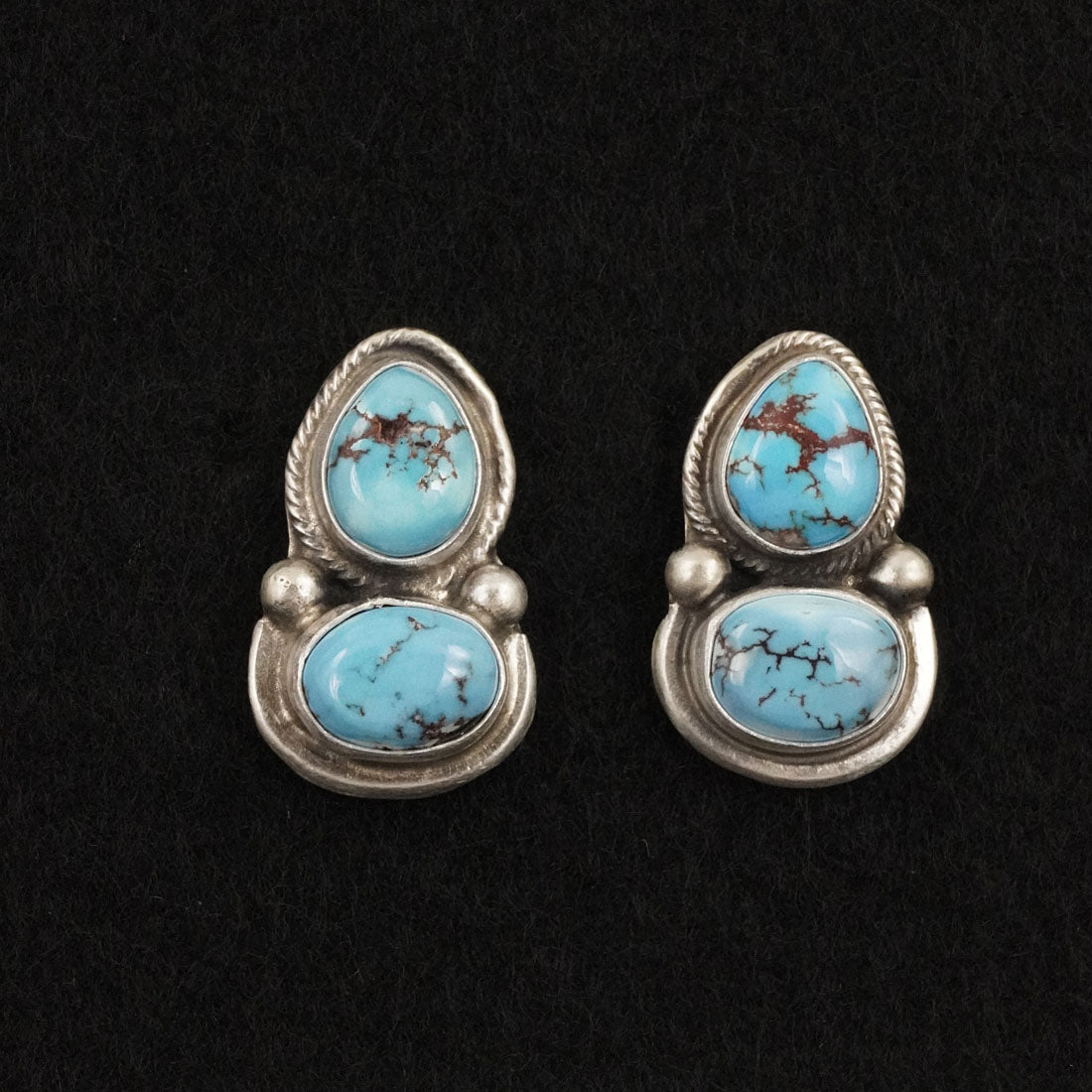 Kathleen Livingston Turquoise & Sterling Silver Necklace Set