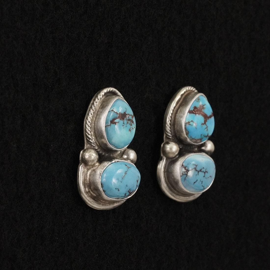 Kathleen Livingston Turquoise & Sterling Silver Necklace Set