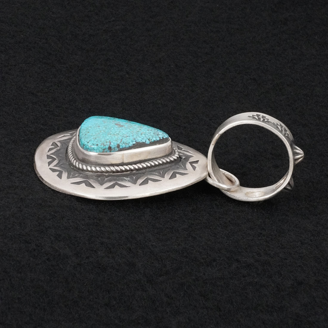 Elvira Bill Turquoise & Sterling Silver Pendant