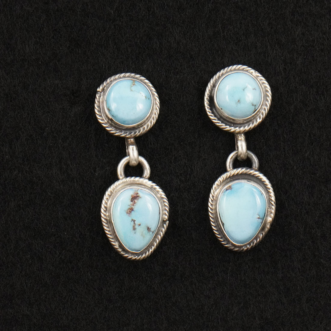 Kathleen Livingston Turquoise & Sterling Silver Necklace Set