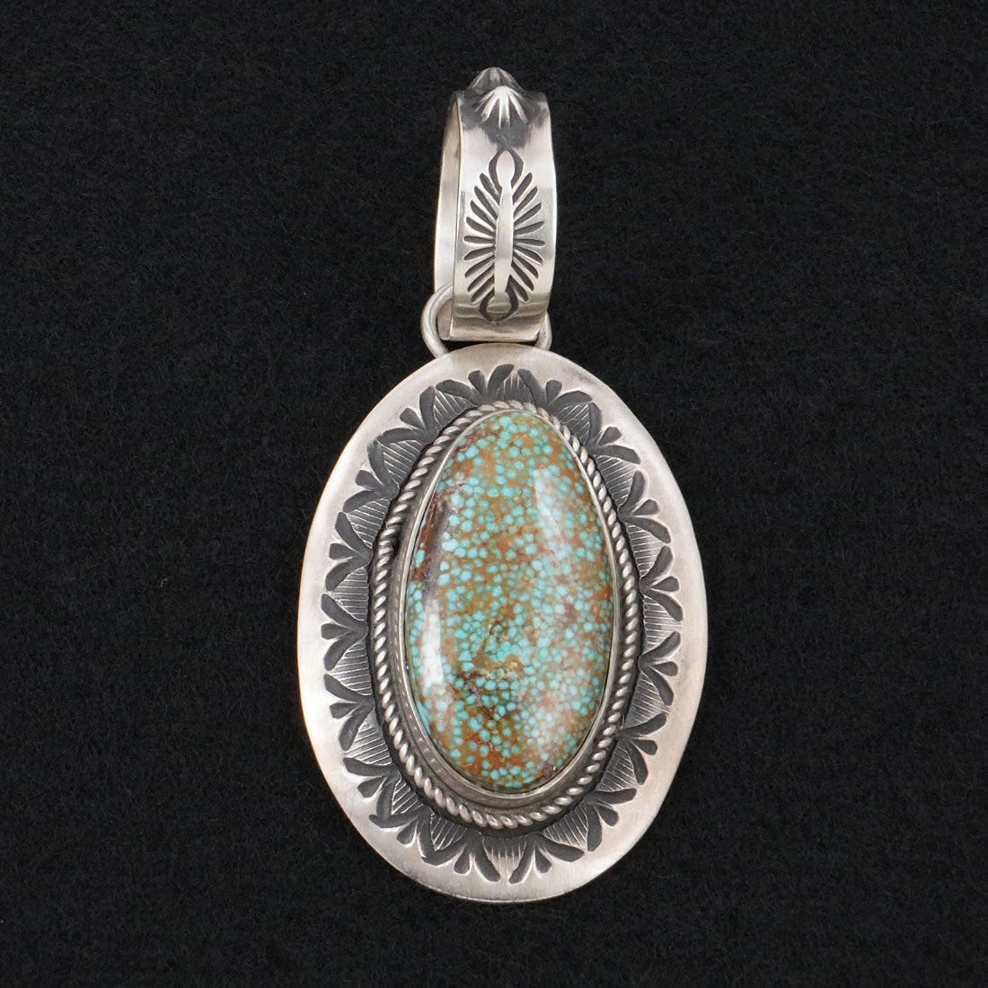 Elvira Bill Turquoise & Sterling Silver Pendant
