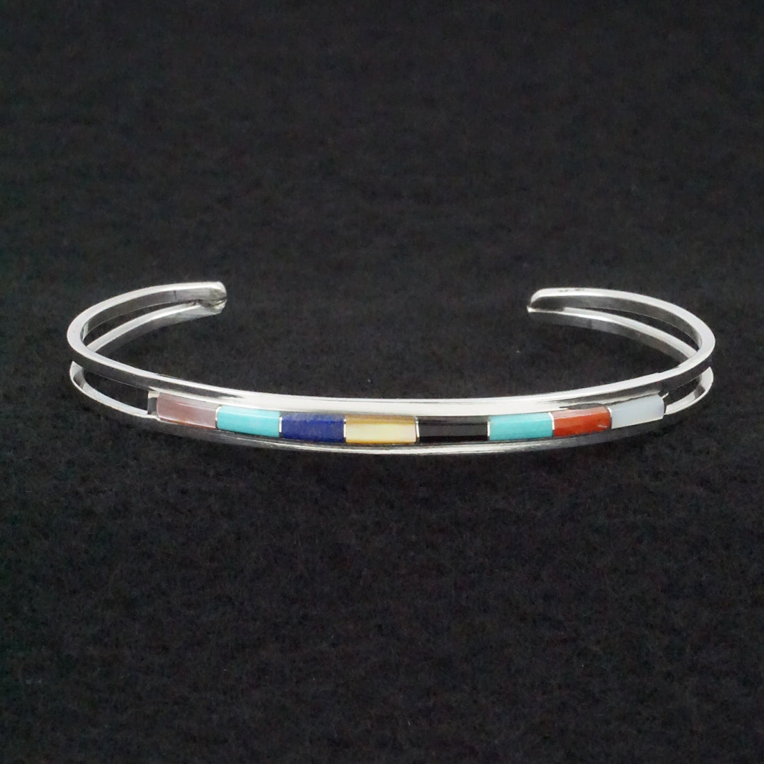 Anson Wallace Multi-Stone & Sterling Silver Bracelet