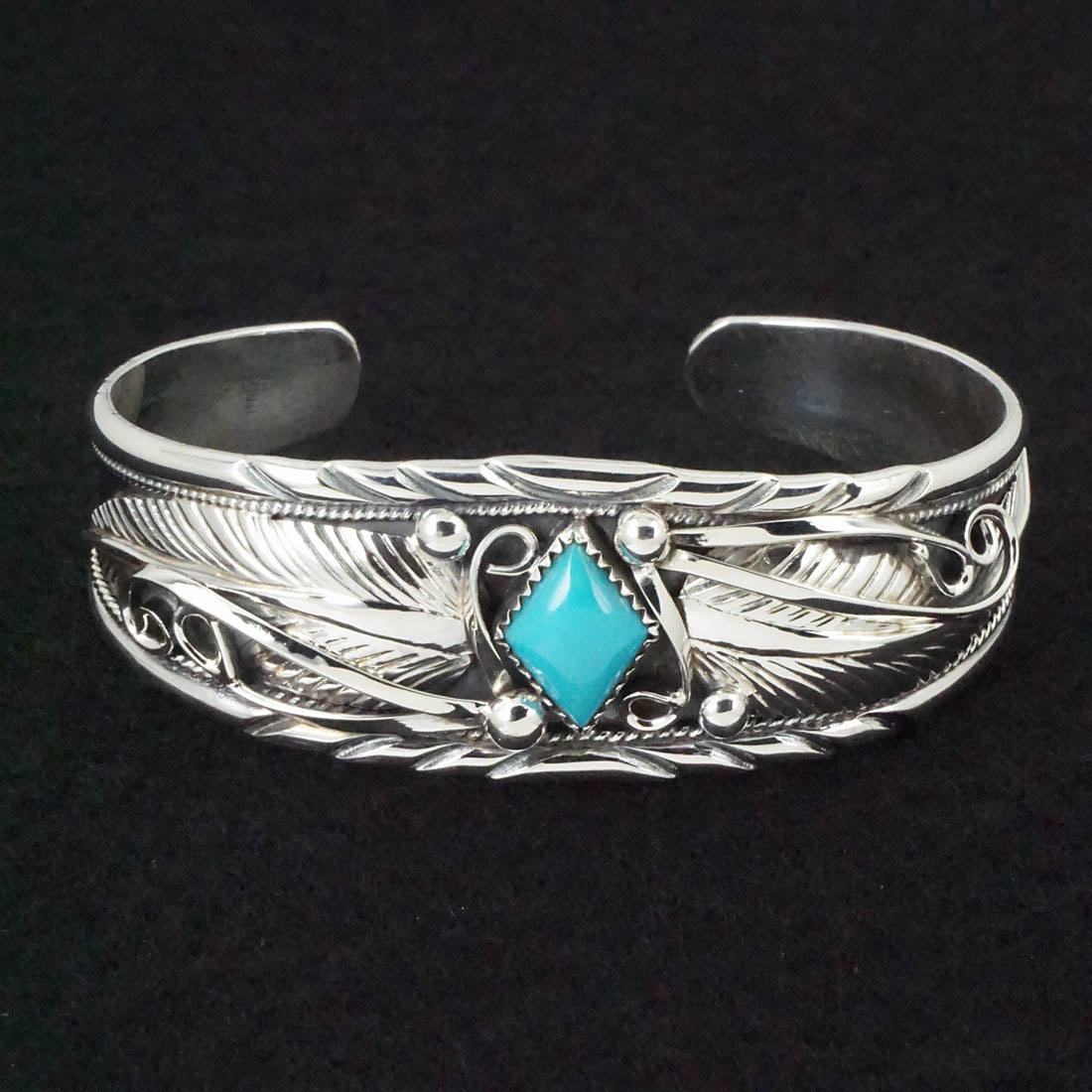 Davey Morgan Turquoise & Sterling Silver Bracelet