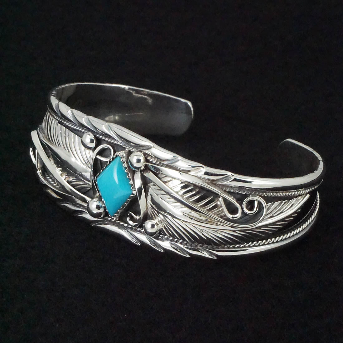 Davey Morgan Turquoise & Sterling Silver Bracelet