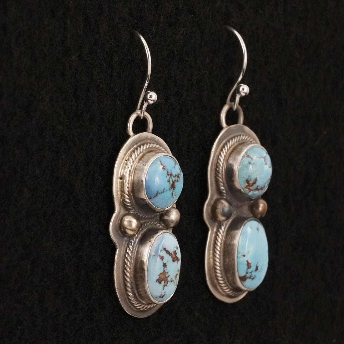 Kathleen Livingston Turquoise & Sterling Silver Necklace Set