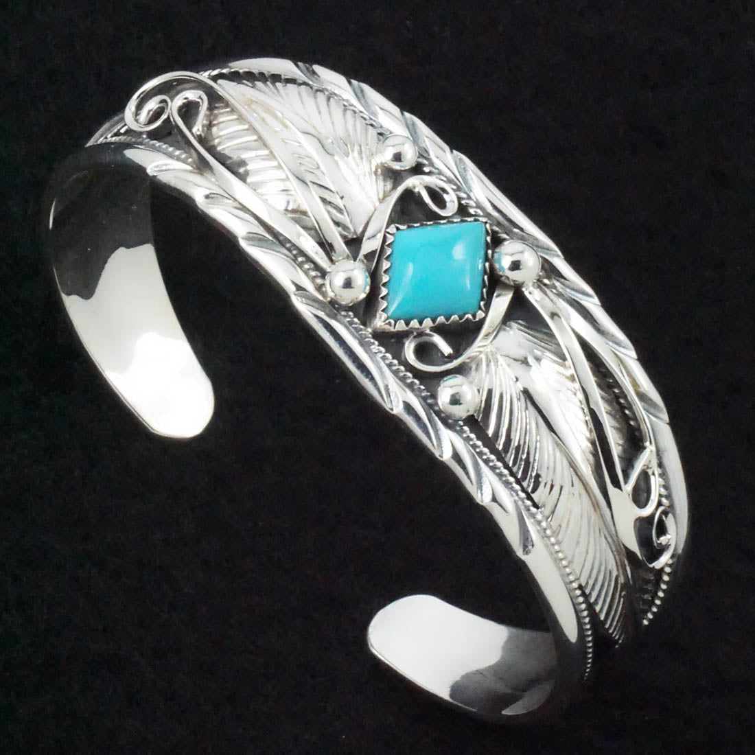 Davey Morgan Turquoise & Sterling Silver Bracelet