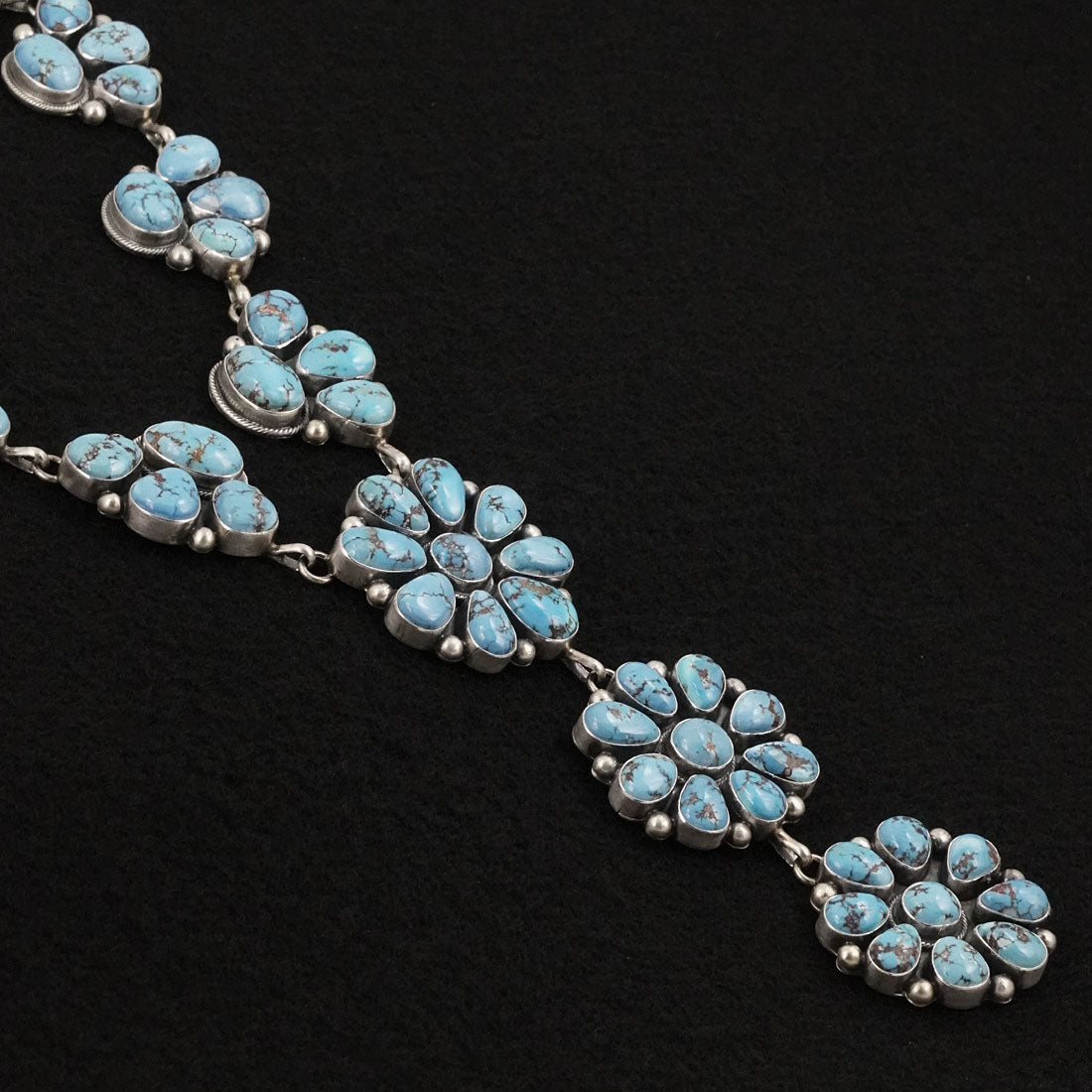 Paul Livingston Turquoise & Sterling Silver Necklace Set