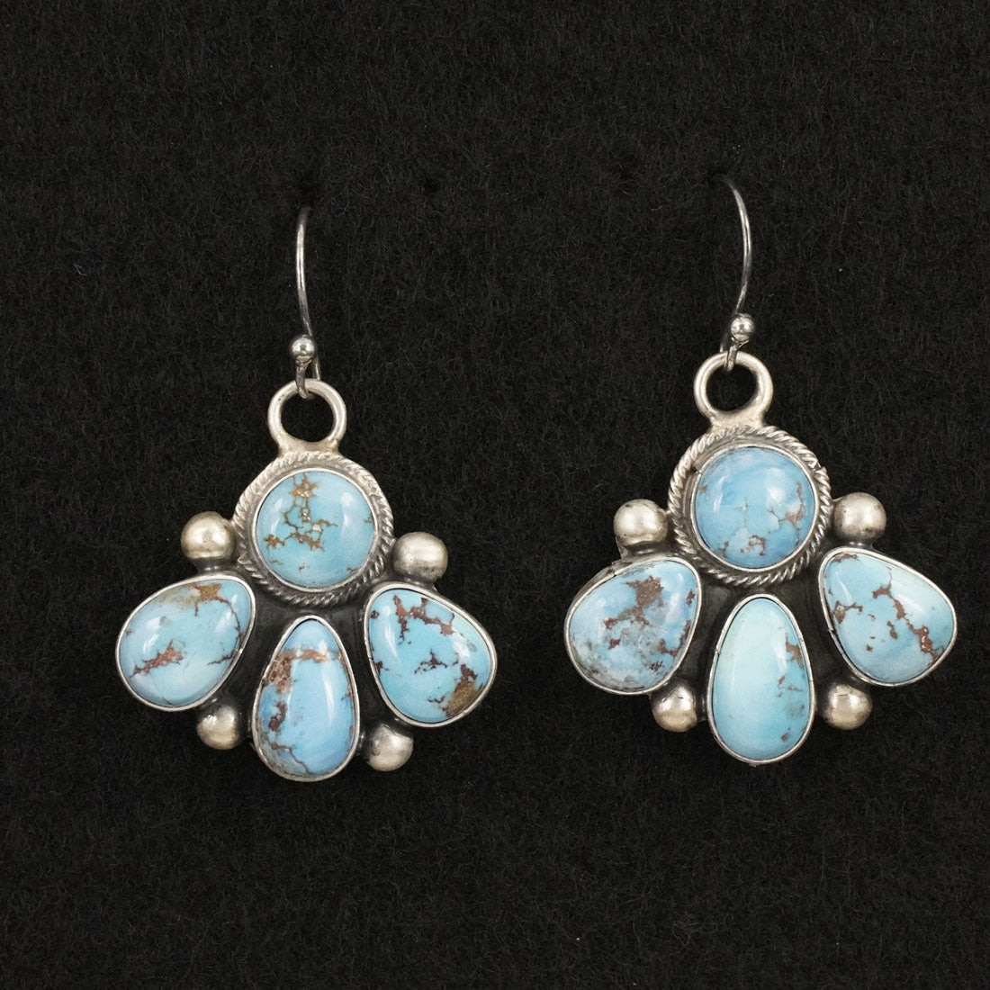 Paul Livingston Turquoise & Sterling Silver Necklace Set
