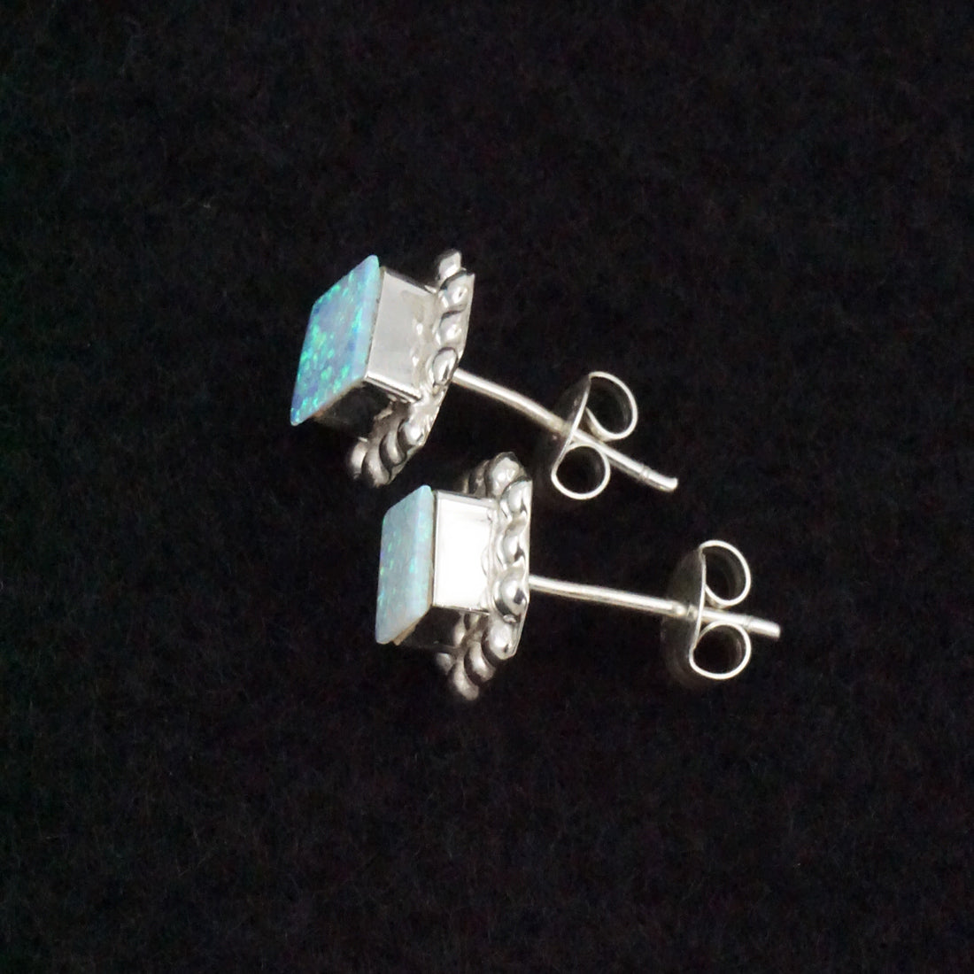 Dustin Bobelu Opalite & Sterling Silver Earrings