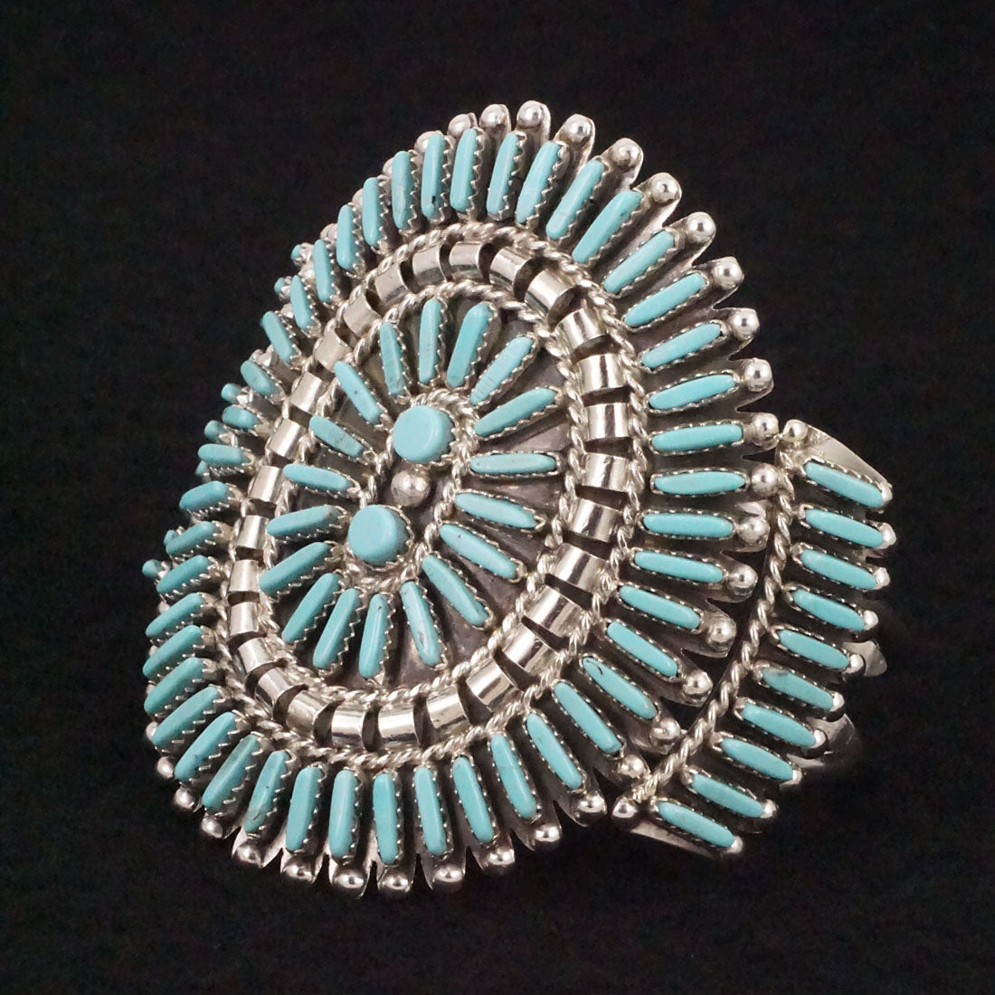 Charlie John Turquoise & Sterling Silver Bracelet