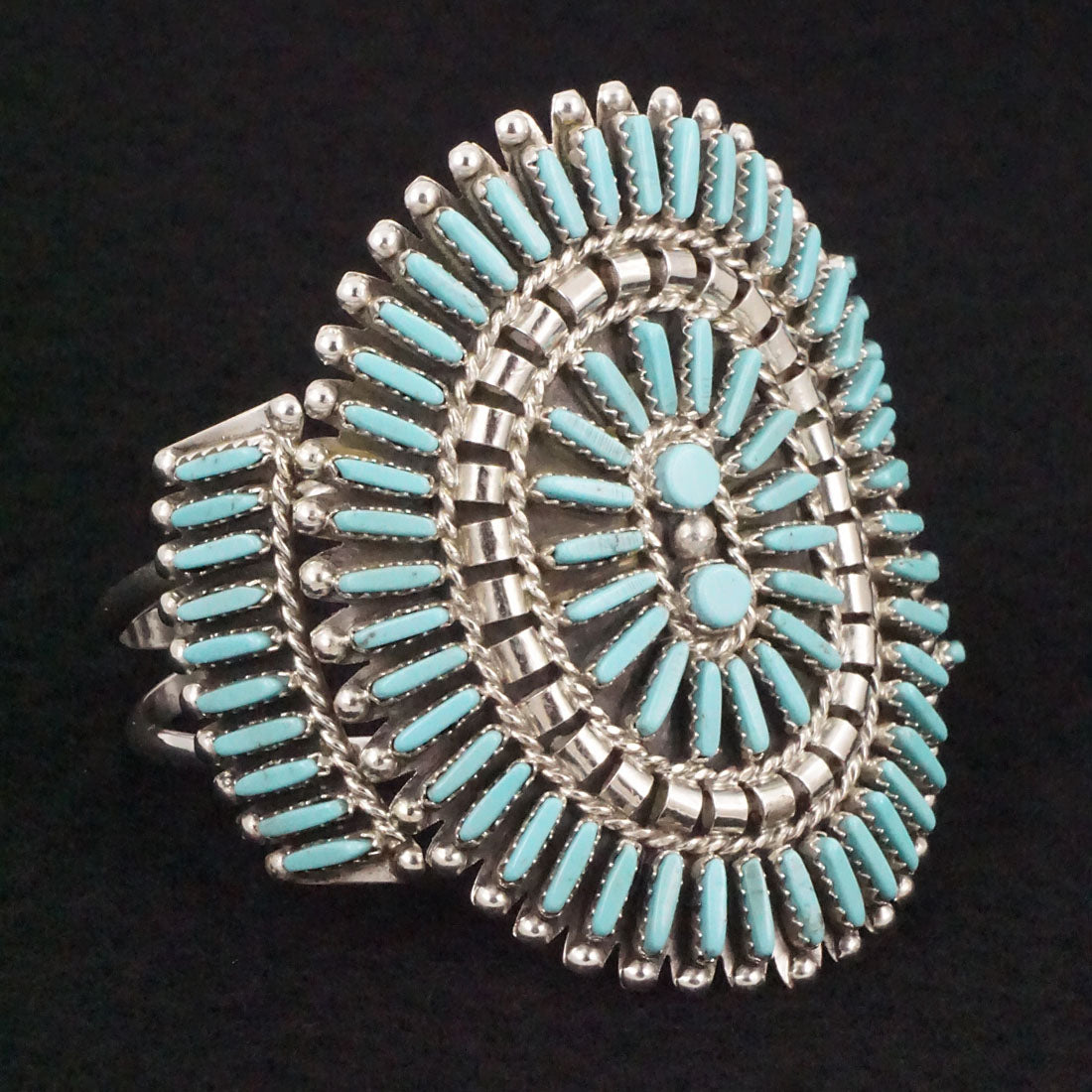 Charlie John Turquoise & Sterling Silver Bracelet