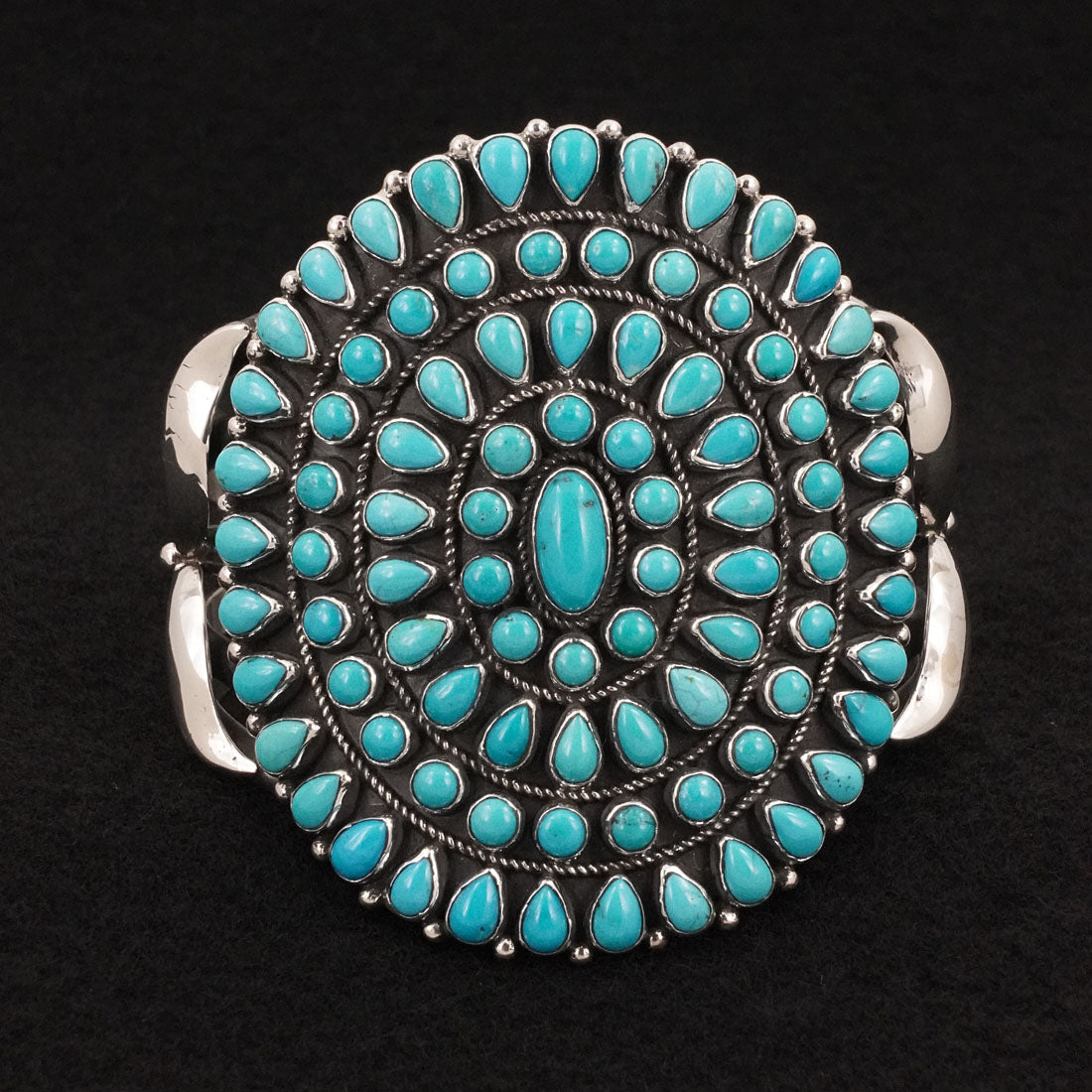 Ernest Rangel Turquoise & Sterling Silver Bracelet & Ring Set