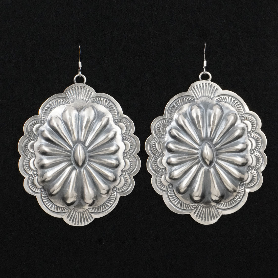 Arnold Blackgoat Sterling Silver Earrings