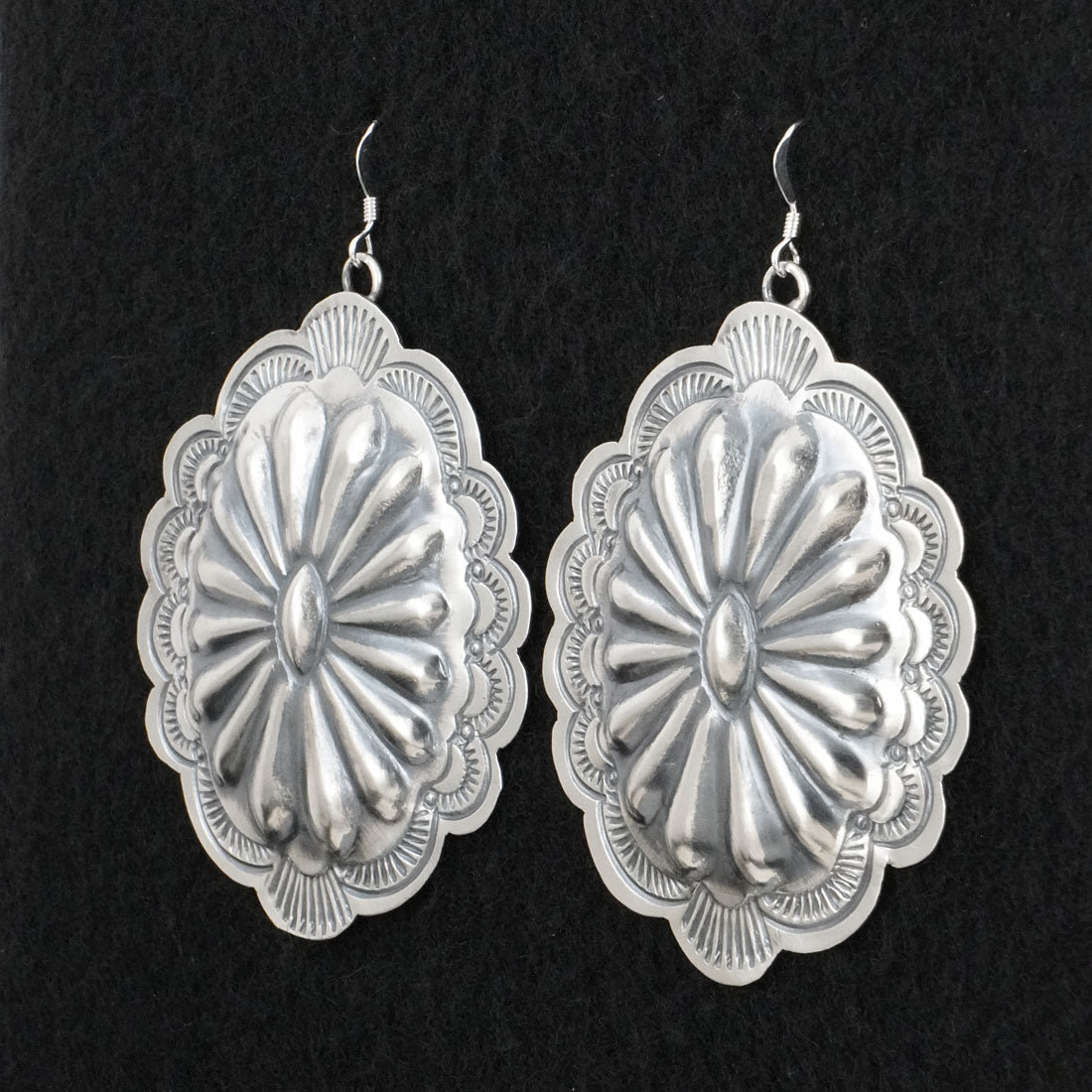 Arnold Blackgoat Sterling Silver Earrings