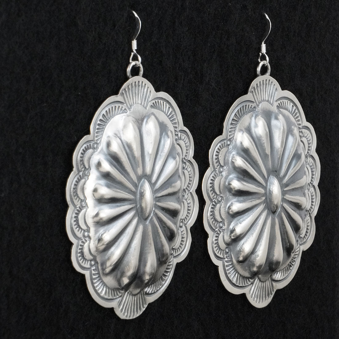 Arnold Blackgoat Sterling Silver Earrings