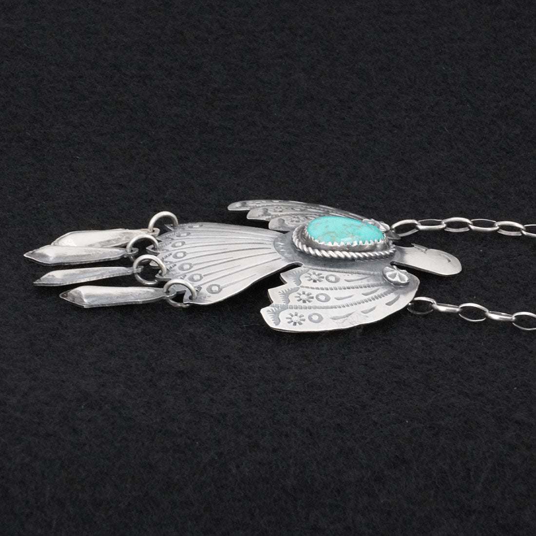Tim Yazzie Turquoise & Sterling Silver Necklace