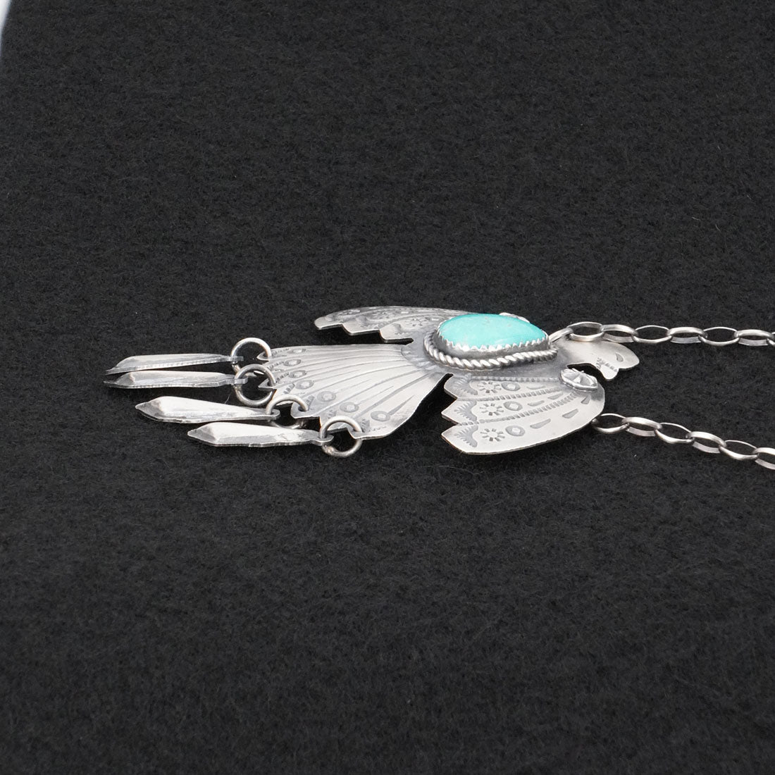 Tim Yazzie Turquoise & Sterling Silver Necklace