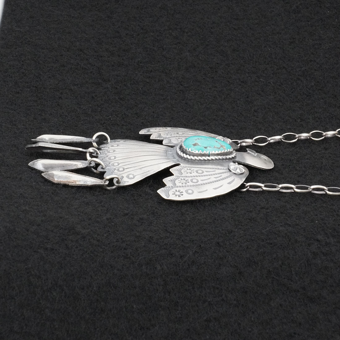 Tim Yazzie Turquoise & Sterling Silver Necklace