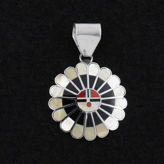 April Unkestine Multi-Stone & Sterling Silver Pendant