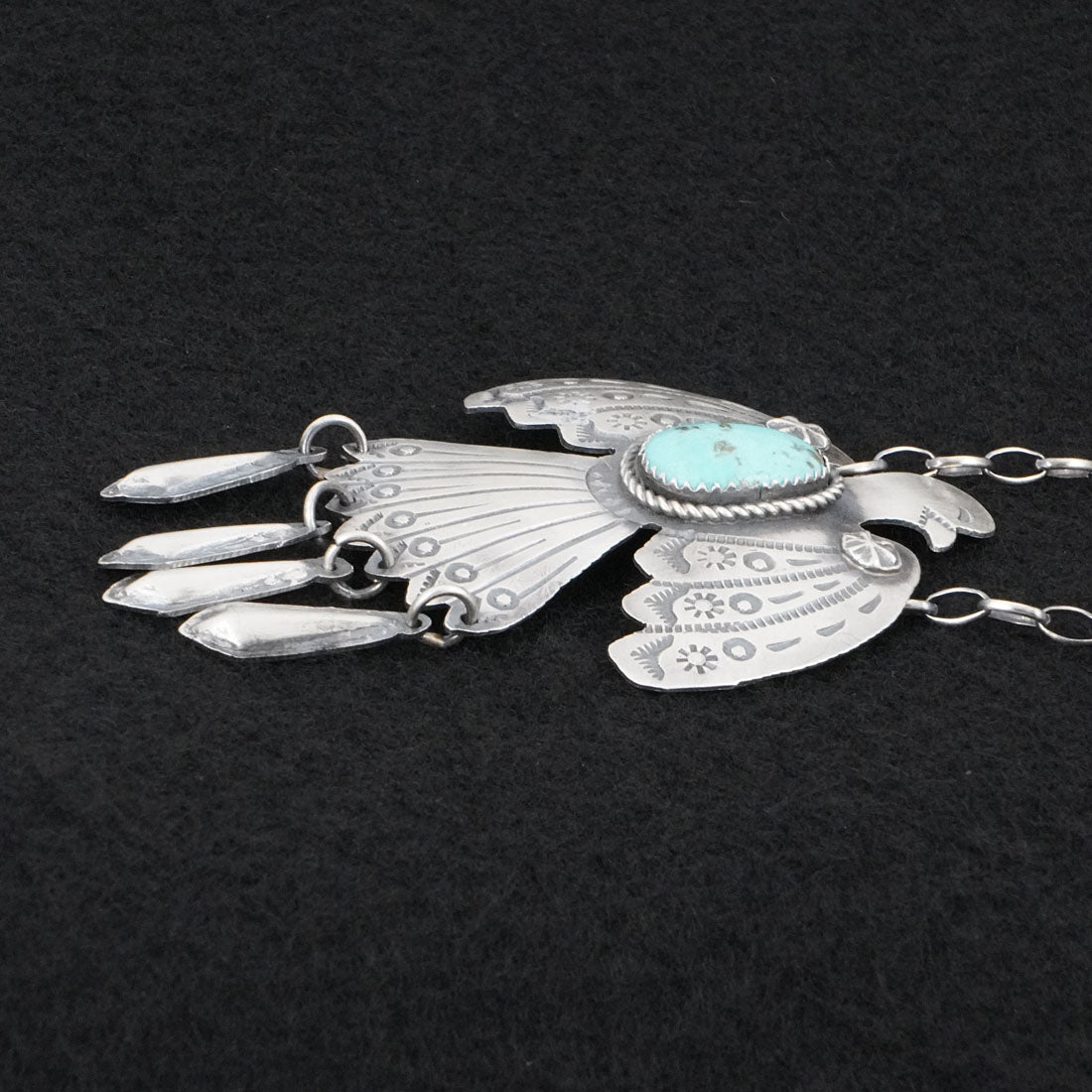 Tim Yazzie Turquoise & Sterling Silver Necklace