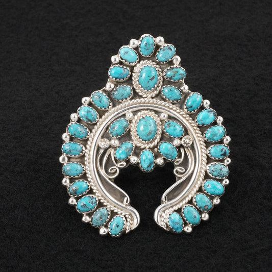 Martin Muskett Turquoise & Sterling Silver Ring Size Adj.