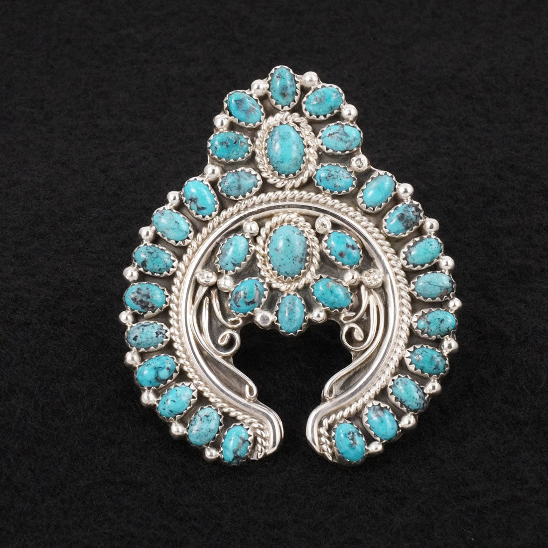 Martin Muskett Turquoise & Sterling Silver Ring Size Adj.