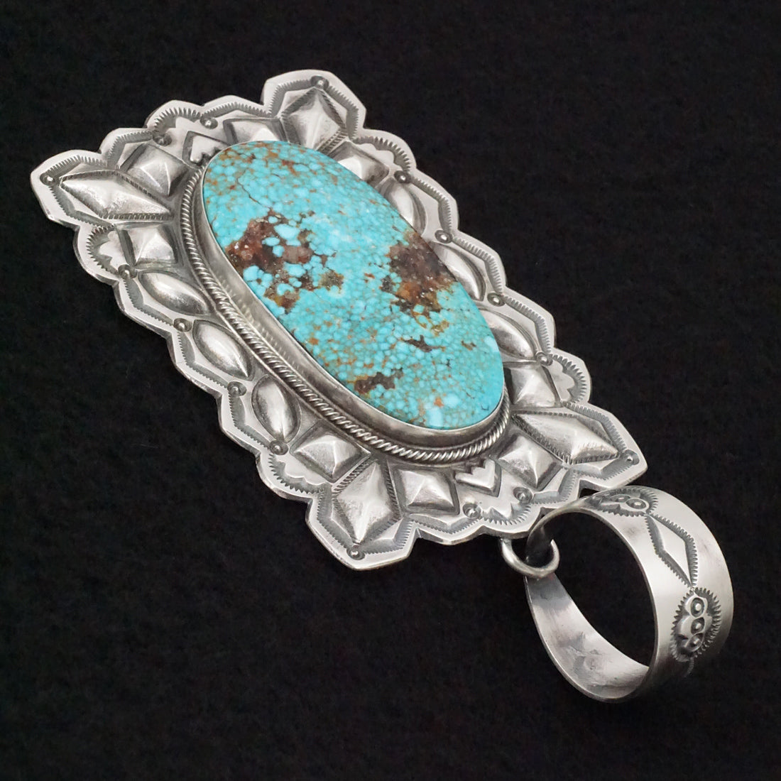 Randy Boyd Turquoise & Sterling Silver Pendant