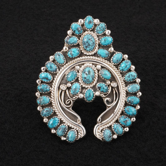 Martin Muskett Turquoise & Sterling Silver Ring Size Adj.