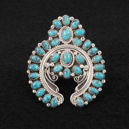 Martin Muskett Turquoise & Sterling Silver Ring Size Adj.