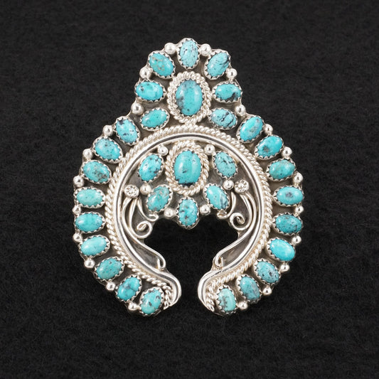 Martin Muskett Turquoise & Sterling Silver Ring Size Adj.