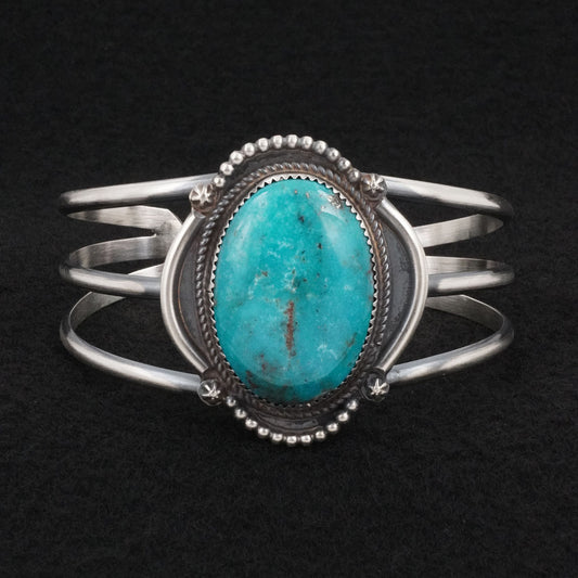 Leslie Nez Turquoise & Sterling Silver Bracelet