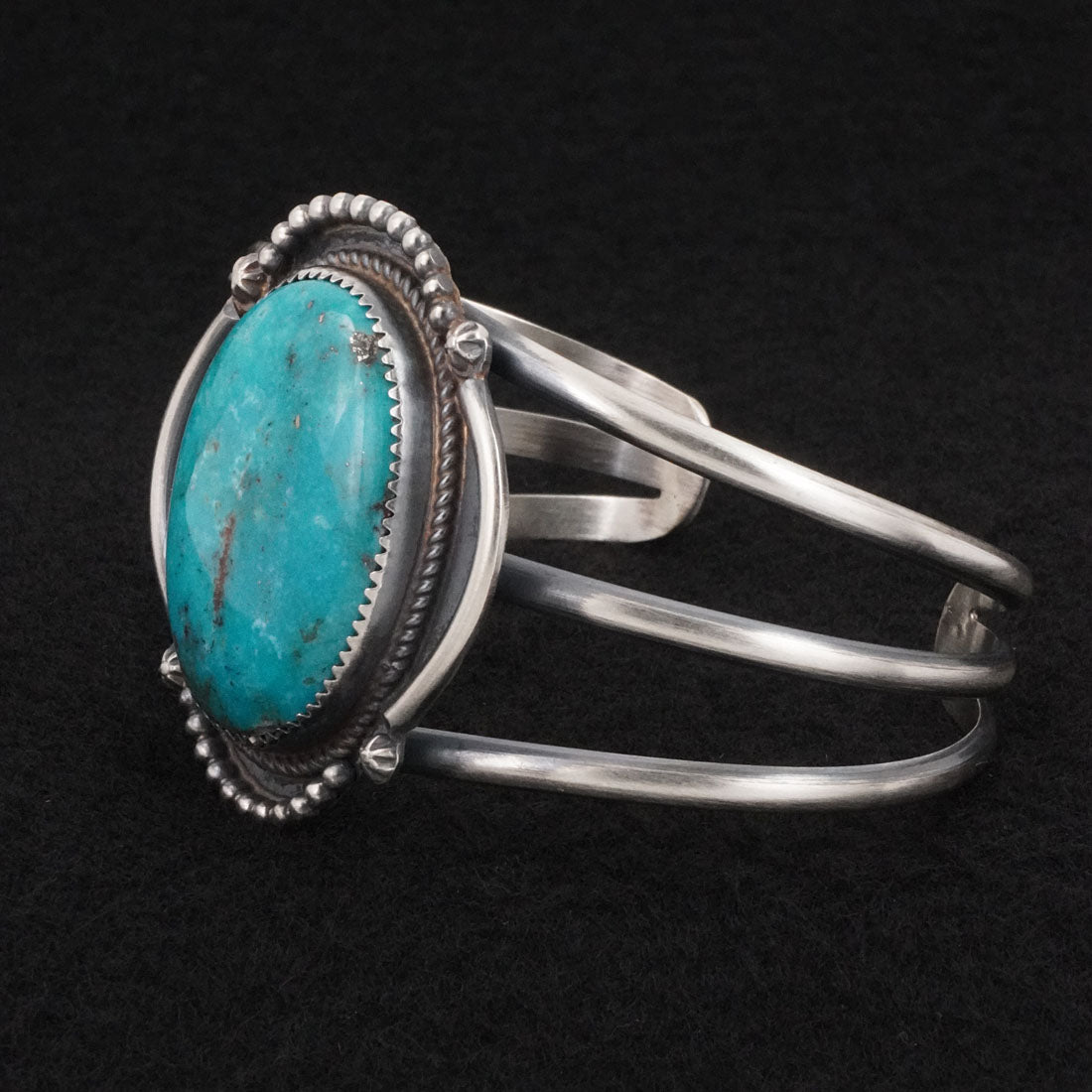Leslie Nez Turquoise & Sterling Silver Bracelet