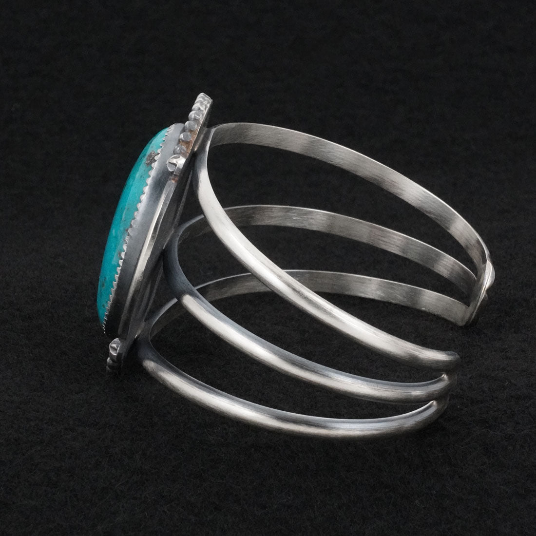 Leslie Nez Turquoise & Sterling Silver Bracelet