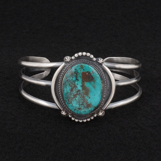 Leslie Nez Turquoise & Sterling Silver Bracelet