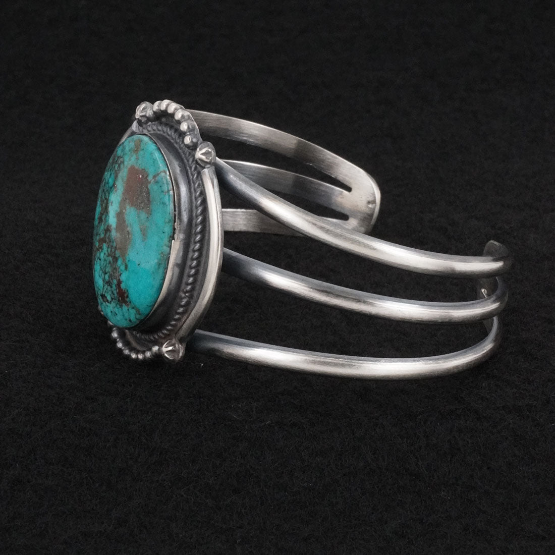 Leslie Nez Turquoise & Sterling Silver Bracelet