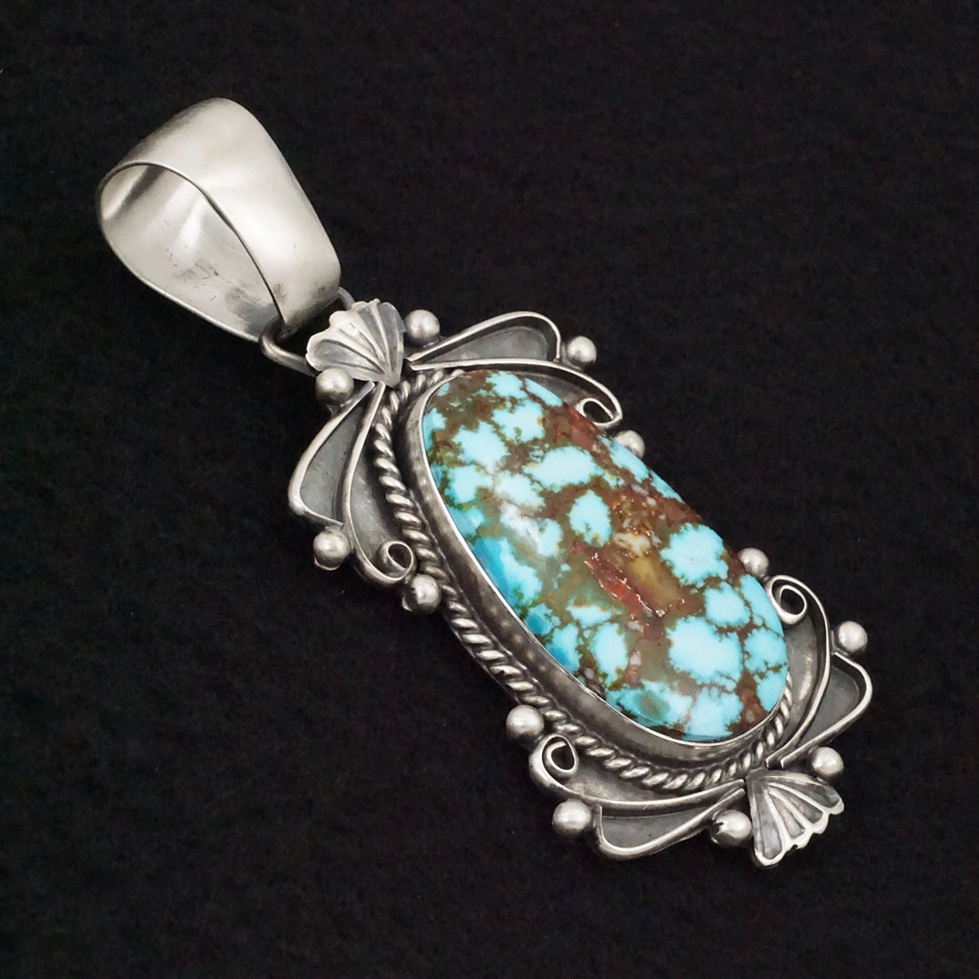 Paul Livingston Turquoise & Sterling Silver Pendant