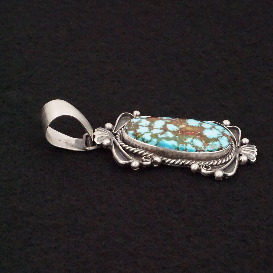 Paul Livingston Turquoise & Sterling Silver Pendant